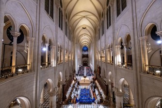 Amateka ya ‘Cathédrale Notre-Dame de Paris’ yatashywe mu birori byitabiriwe n’Abakuru b’Ibihugu barenga 50