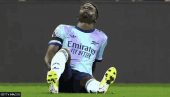 Arsenal izahatana amezi arenga abiri idafite komando Bukayo Saka