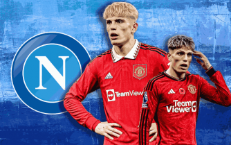 Manchester United yanze ubusabe bwa Napoli ku mukinnyi Alejandro Garnacho