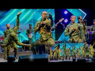 Reba imyitozo idasanzwe y'abasirikare ba RDF berekanye mu gitaramo cyo gusingiza Intwari|Ni uburyohe