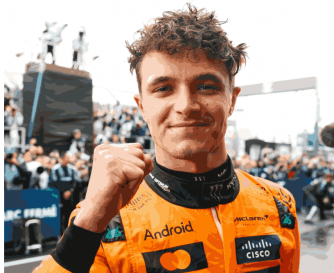 Lando Norris yigaranzuye Max Verstappen muri Australia, isiganwa ryaranzwe n’impanuka