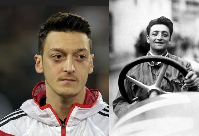 enzo ferrari y ozil